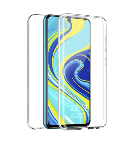 Funda Transparente Para Xiaomi Redmi Note 9 Pro + Templado