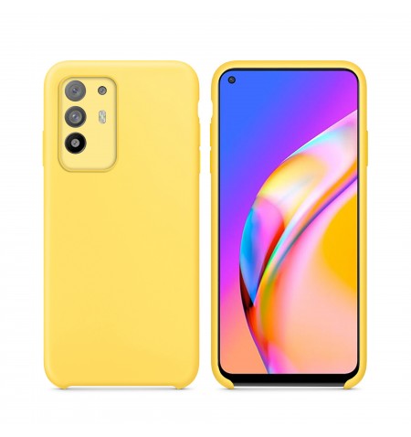  Funda para Oppo A94 5G/Oppo F19 Pro Plus, Funda protectora de  silicona líquida para Oppo A94 5G/Oppo F19 Pro Plus con cordón de silicona,  delgada y suave cubierta a prueba de